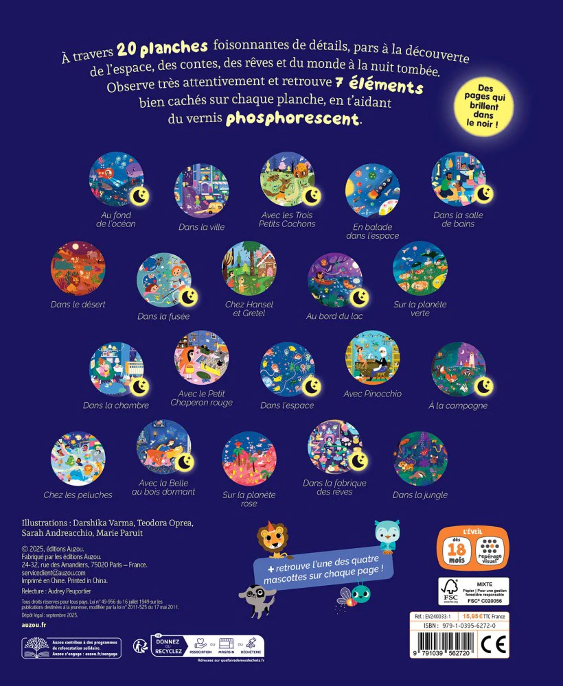 Mes 20 Cherche et Trouve des Tout-Petits – Qui brillent dans le noir ! 🌙✨ – Image 4