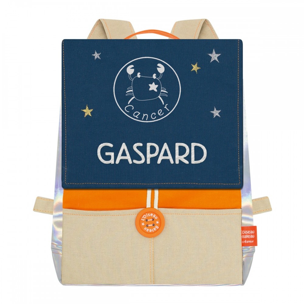 SAC ASTRO ORANGE & GAULOISE à broder – L’oiseau Bateau – Image 9